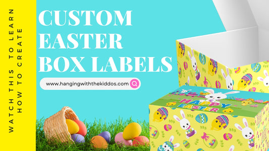 How to make Easter Gift Boxes with Canva Video Tutorial