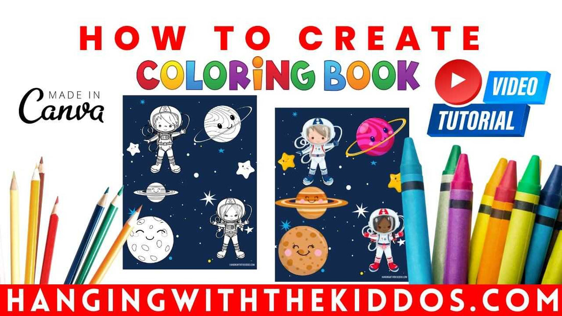 How to Create a Coloring Book with Canva: A Step-by-Step Video Tutorial