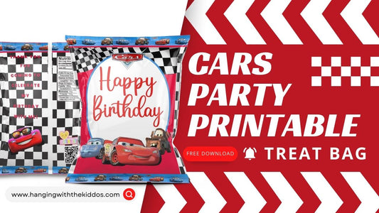 Free Disney Cars Party Printable|Treat Bag-Chip Bag