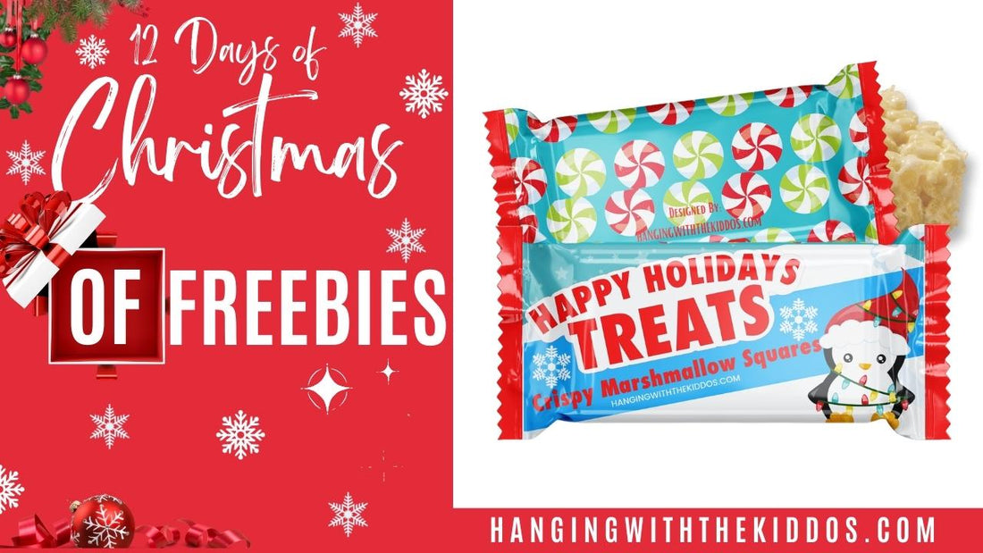 Free Christmas Printable: Rice Krispies Treats |12 Days of Christmas Freebies