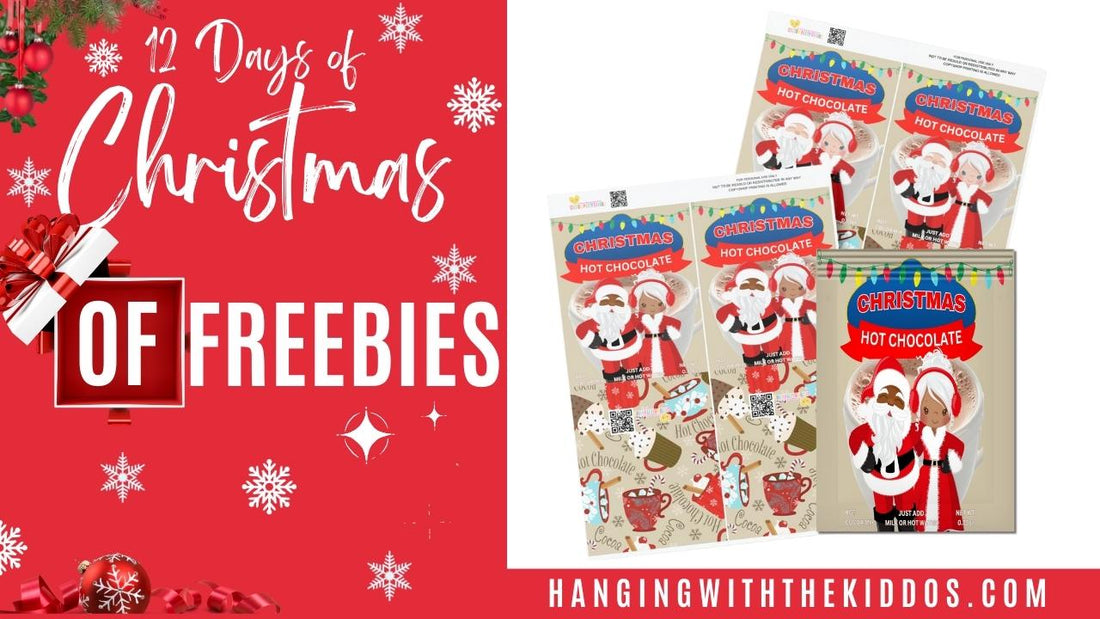 Free Christmas Printable Hot Cocoa Mix Packets Wrapper