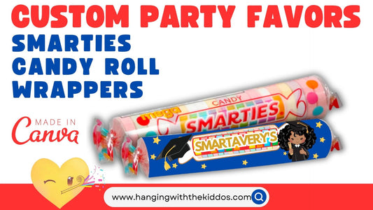 Personalize Your Graduation Party with Smarties Candy Rolls Favors