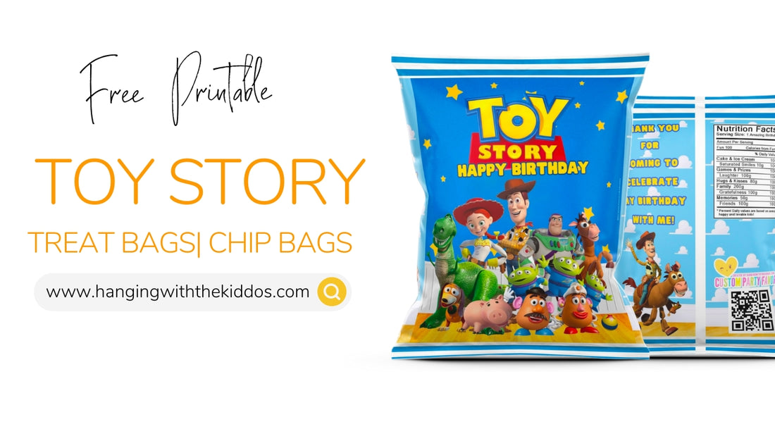 Free Toy Story Party Printable Treat Bag| Chip Bag:Take Your Celebration to Infinity and Beyond!