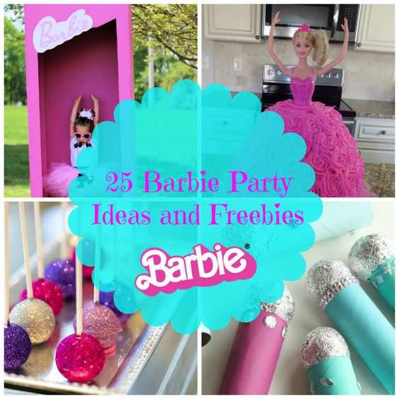 25 Barbie Party Ideas and Free Party Printables