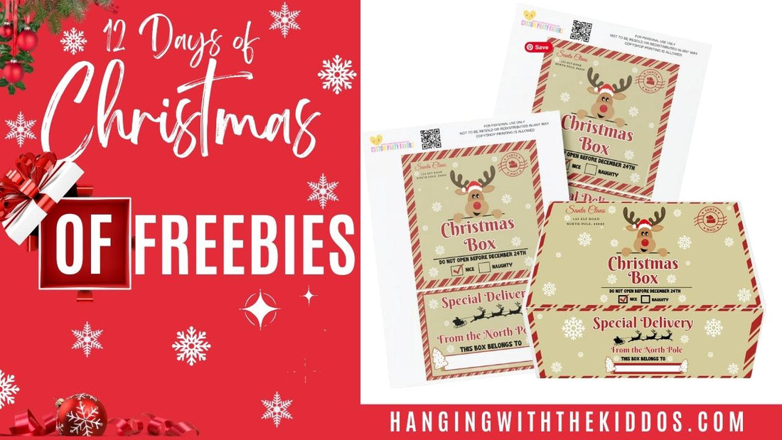 Spread Holiday Cheer with Our Free Christmas Printable Christmas Eve Box Labels
