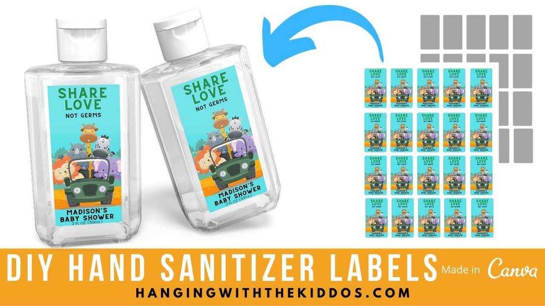 DIY Hand Sanitizer Labels Template