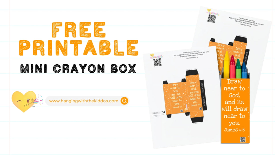 Celebrate Faith with Our Free Mini Crayon Box Printable