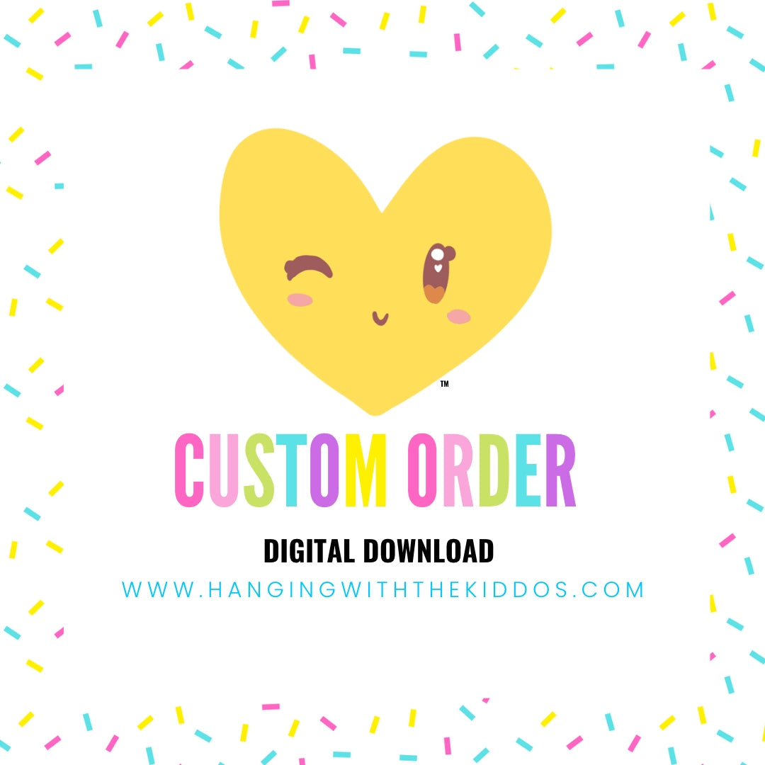 Add on-Custom Order Digital Download