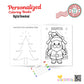 Digital Download|Personalized Christmas Coloring & Activity Books|04