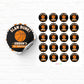 Basketball Birthday 2" Personalized Round Stickers