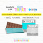 Chocolate Bar: Blank Candy Bar Wrappers Template  & Mockup |  Canva Editable Template
