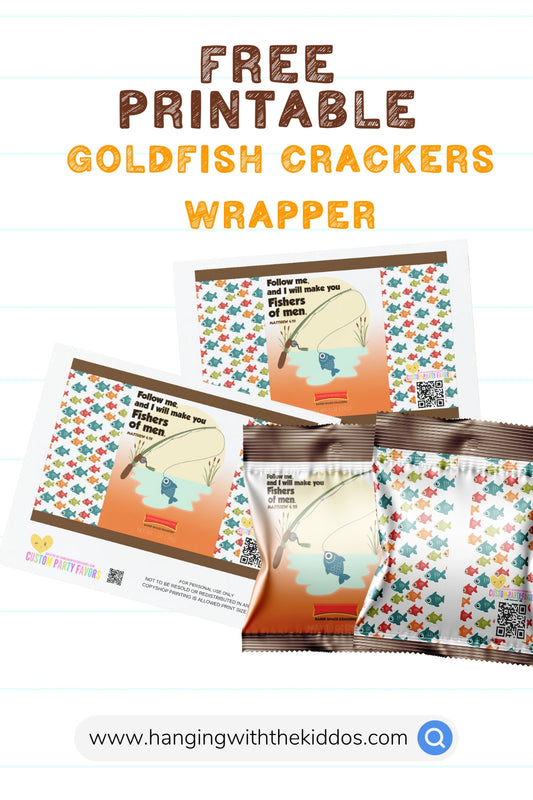 Matthew 4:19 Goldfish Crackers Wrapper
