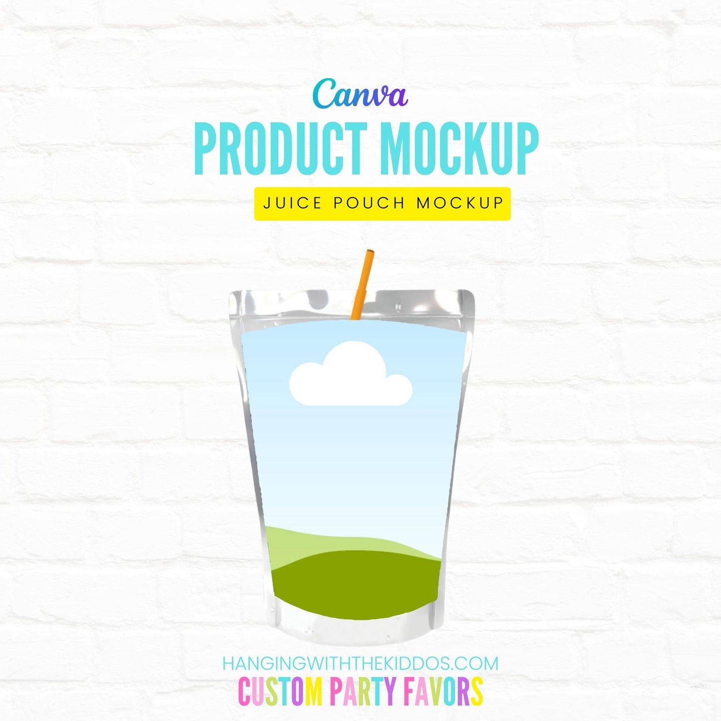 Juice Mockup|Canva Template