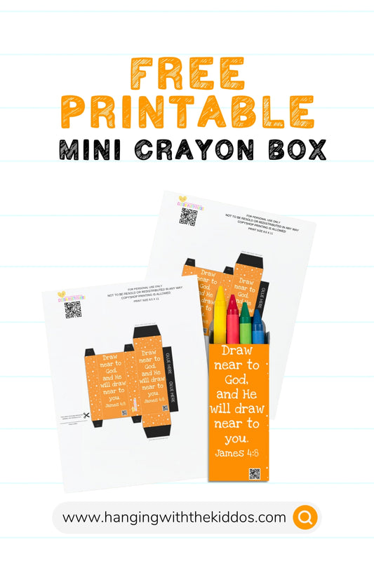 Faith Mini Crayon Box Printable