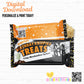 Instant Download|Spooky Birthday Custom Rice Krispy Treats Wrappers|Halloween Birthday Party Two Spooky Birthday