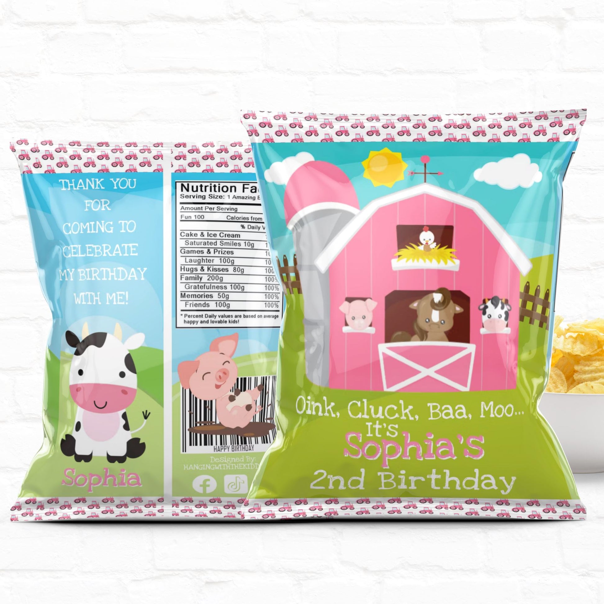 Pink Barnyard Farm Birthday|Custom Party Bundle