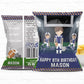 Football Birthday Party Favors Personalized Chip Bags Instant Download 02