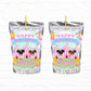 Pastel Carnival Circus Birthday Personalized Juice Pouch Labels|Instant Download 02