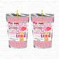 Personalized Valentine's Day Juice Pouch Labels-Teddy Bear