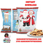 Christmas Goodie Bags | Cookie Bags |Chip Bags Black Mr. & Mrs Santa Claus