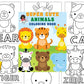 Animals Coloring Book| Printable colouring book for Kids and Adults| Zoo Animal |Farm animals